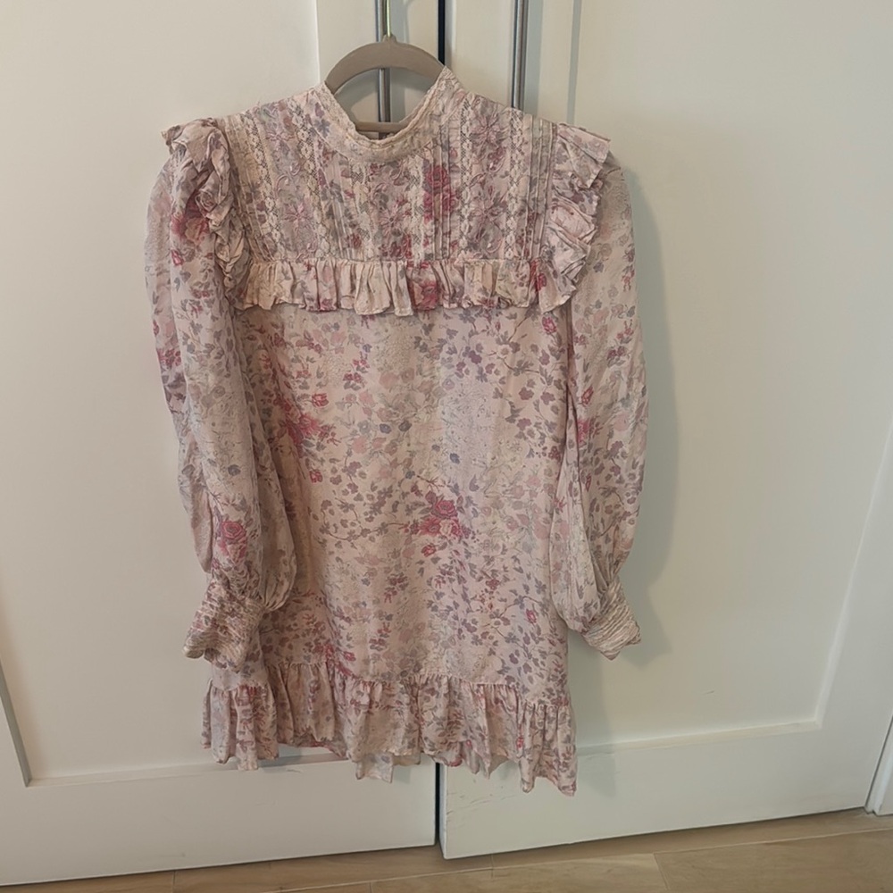 Loveshackfancy Ruffle Long Sleeve Dress